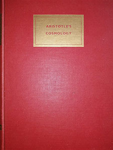 Aristotle’s Cosmology (1966)